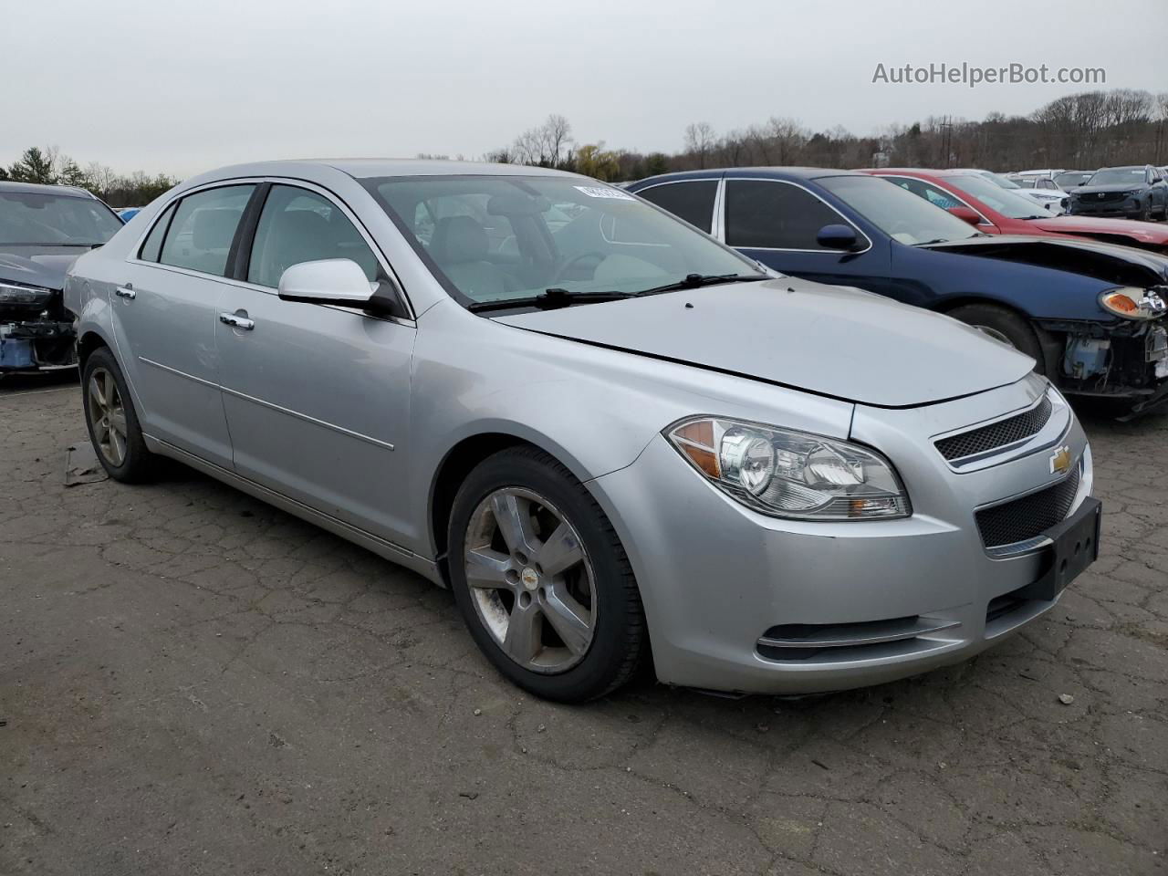 2012 Chevrolet Malibu 2lt Silver vin: 1G1ZD5E08CF124688