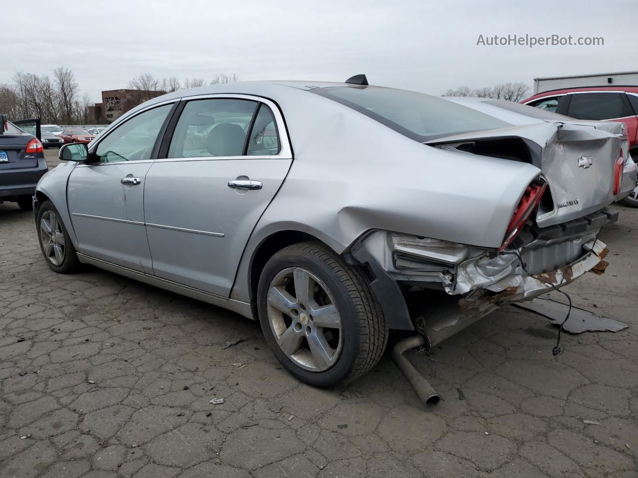 2012 Chevrolet Malibu 2lt Silver vin: 1G1ZD5E08CF124688