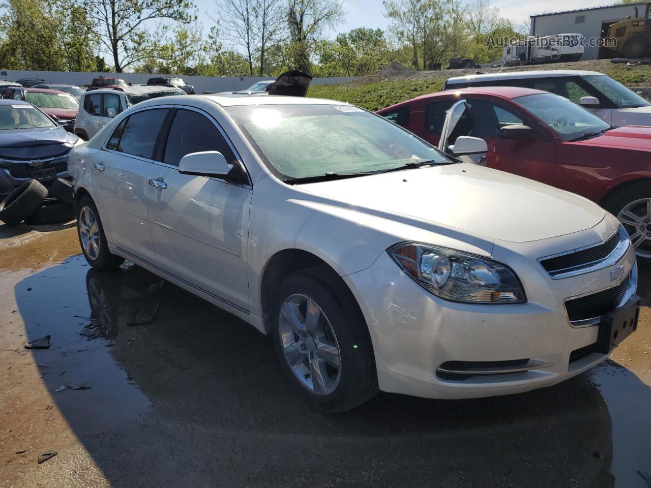 2012 Chevrolet Malibu 2lt White vin: 1G1ZD5E08CF321974