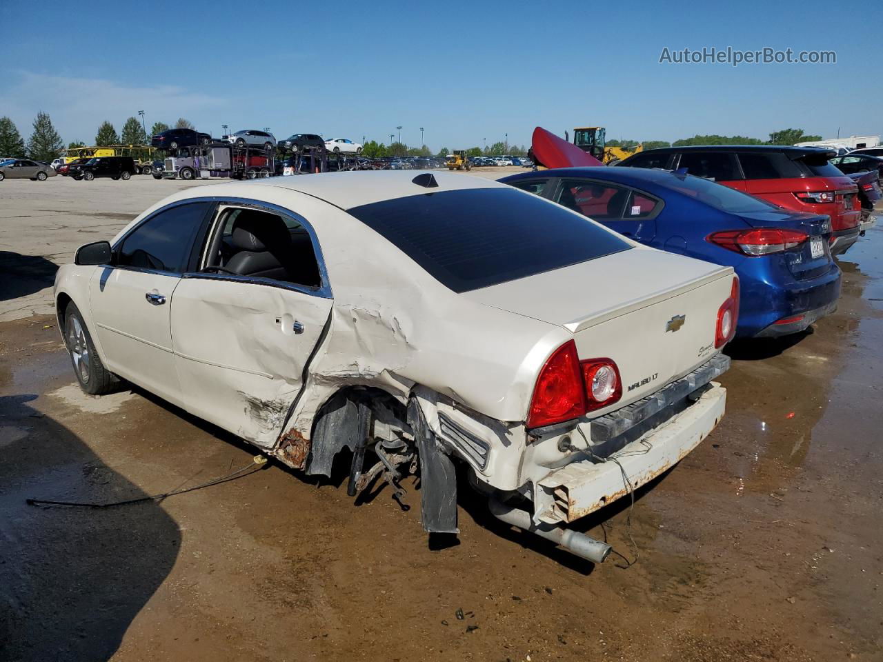 2012 Chevrolet Malibu 2lt Белый vin: 1G1ZD5E08CF321974