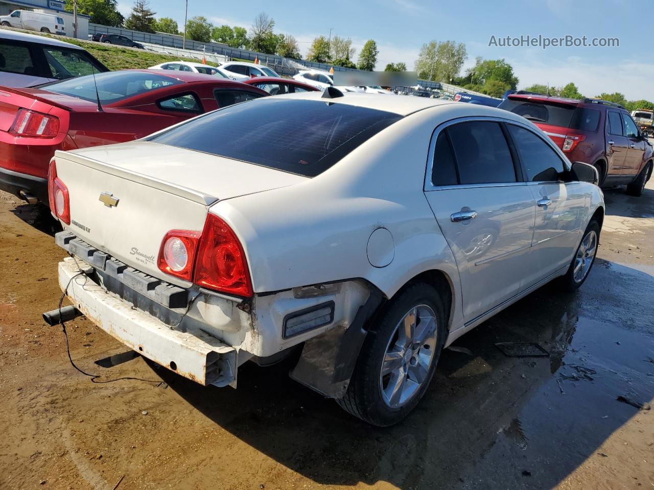 2012 Chevrolet Malibu 2lt White vin: 1G1ZD5E08CF321974