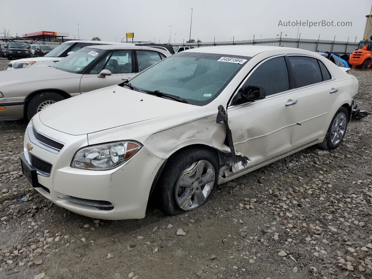 2012 Chevrolet Malibu 2lt White vin: 1G1ZD5E09CF273949