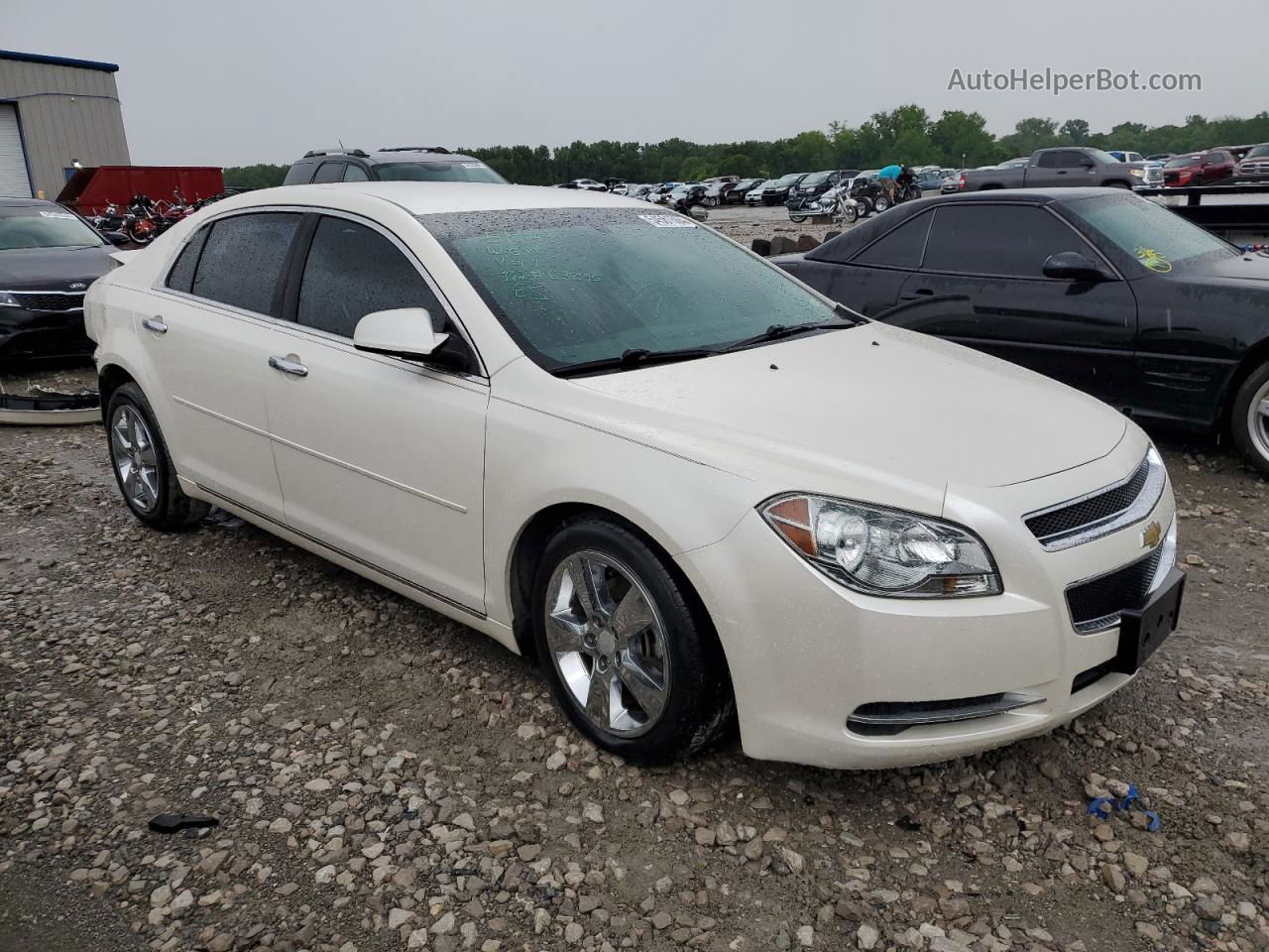 2012 Chevrolet Malibu 2lt White vin: 1G1ZD5E09CF273949