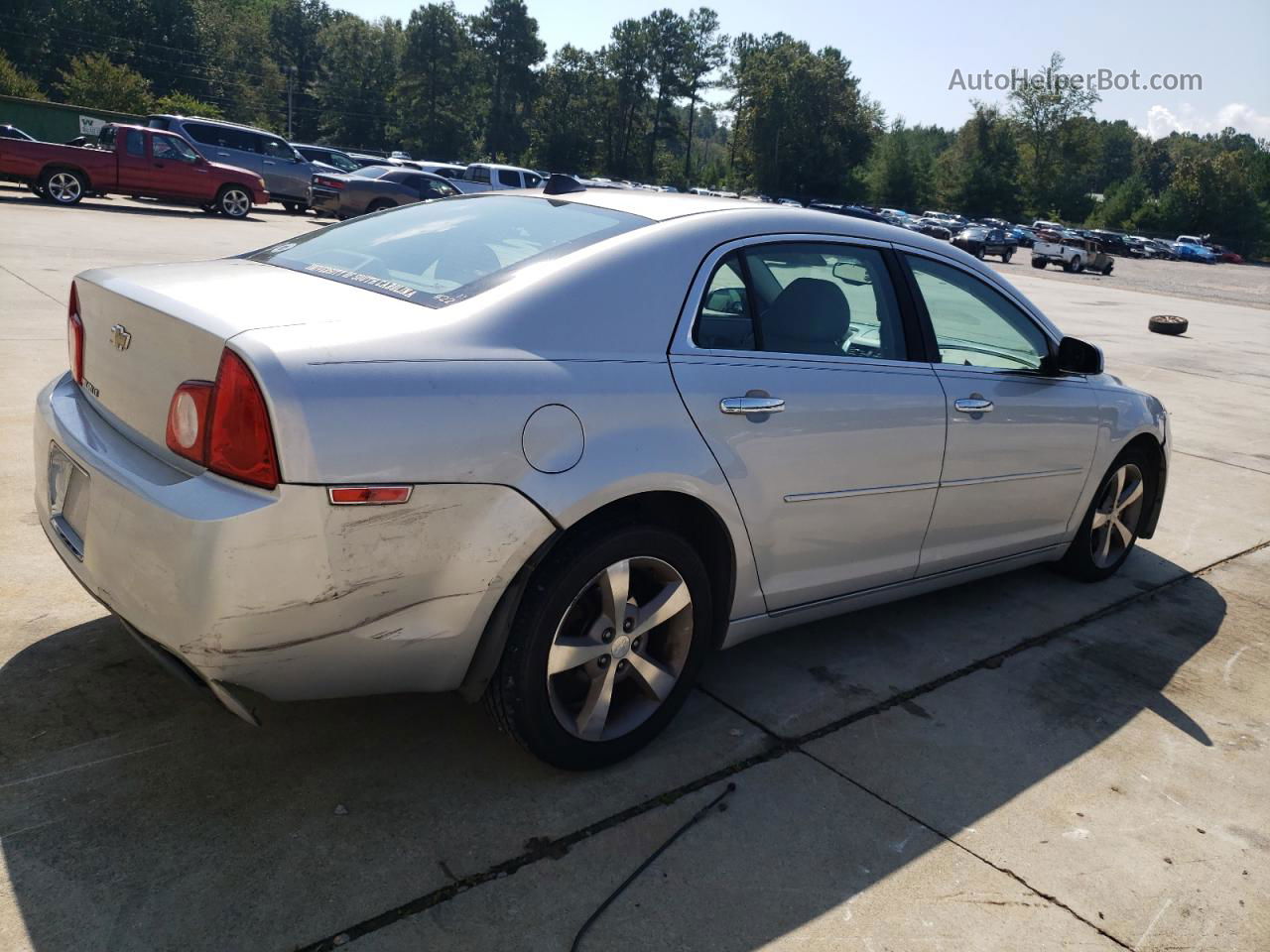 2012 Chevrolet Malibu 2lt Silver vin: 1G1ZD5E09CF372206