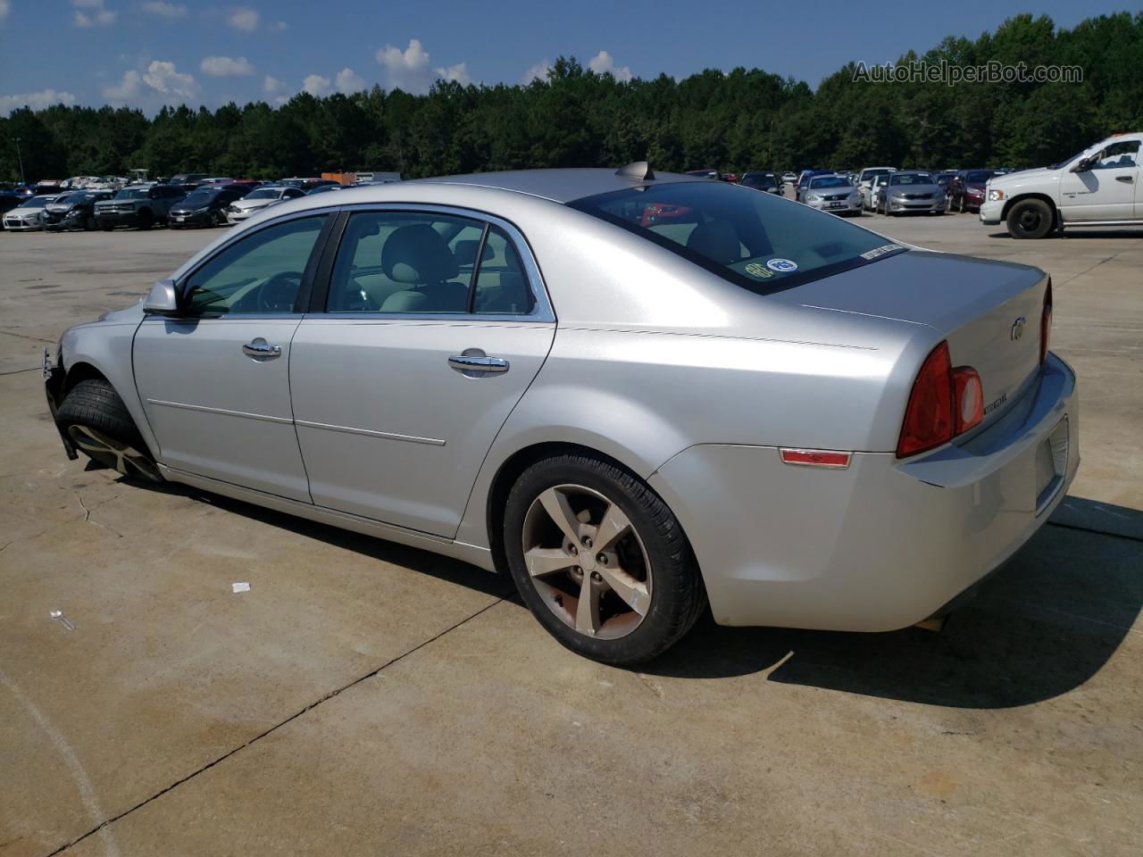 2012 Chevrolet Malibu 2lt Silver vin: 1G1ZD5E09CF372206