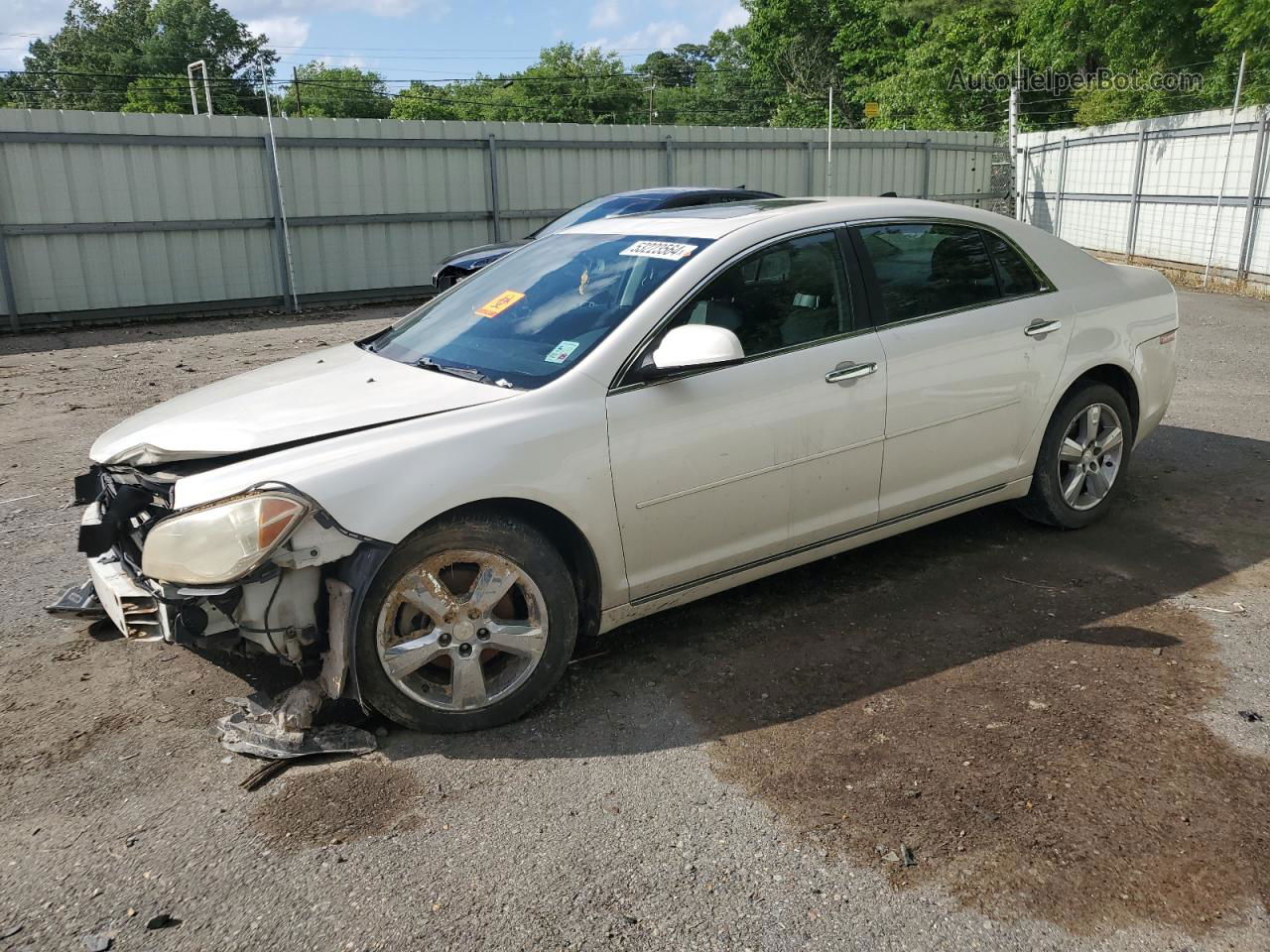 2012 Chevrolet Malibu 2lt White vin: 1G1ZD5E0XCF148605