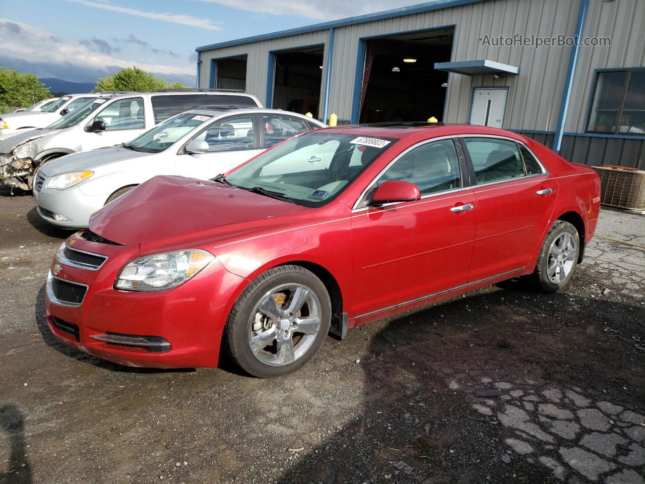 2012 Chevrolet Malibu 2lt Red vin: 1G1ZD5E0XCF241107