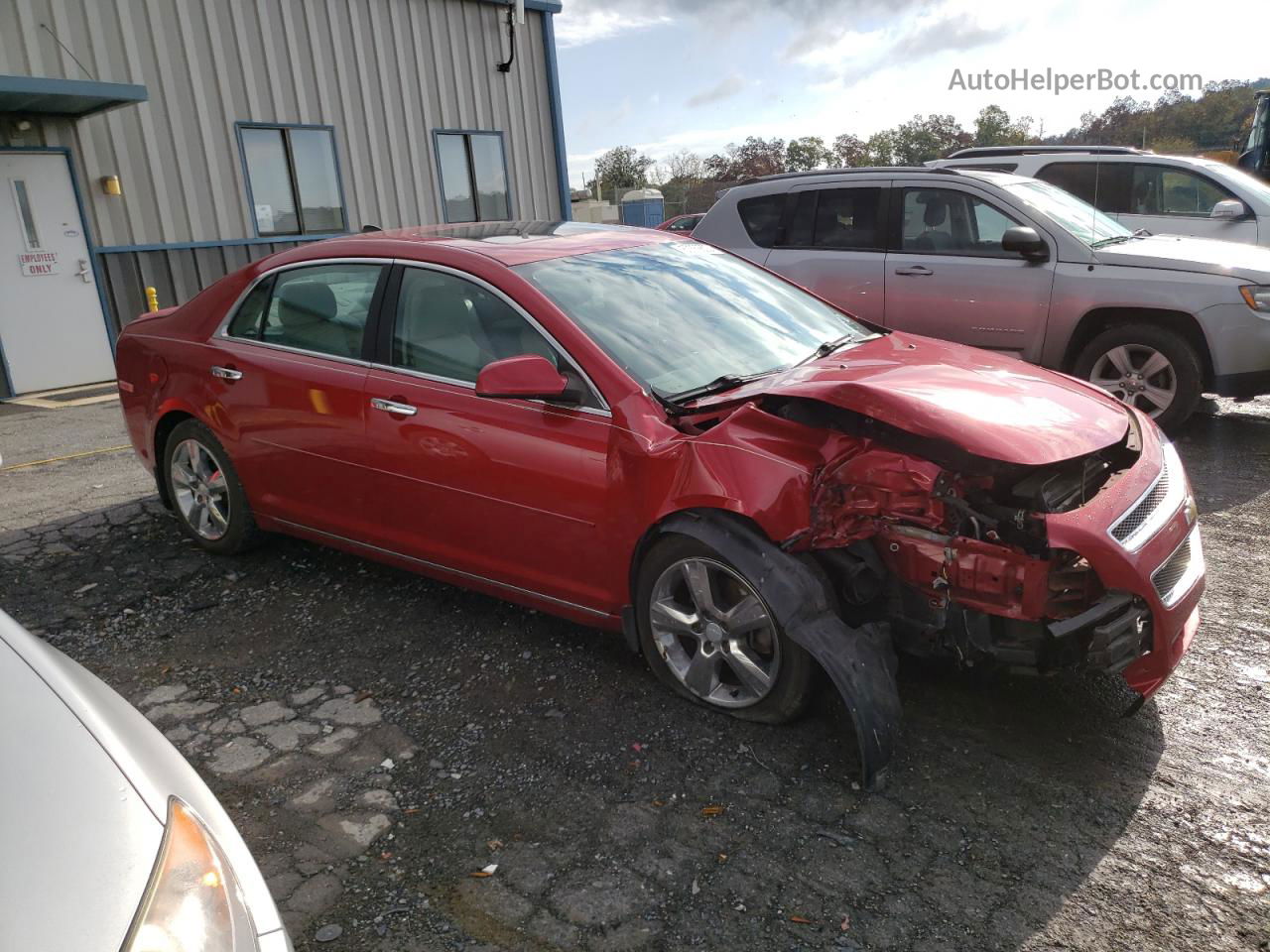 2012 Chevrolet Malibu 2lt Red vin: 1G1ZD5E0XCF241107