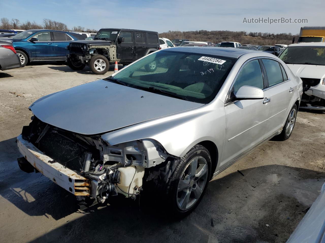 2012 Chevrolet Malibu 2lt Silver vin: 1G1ZD5E0XCF267755