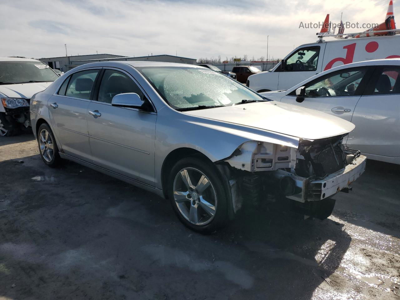 2012 Chevrolet Malibu 2lt Silver vin: 1G1ZD5E0XCF267755