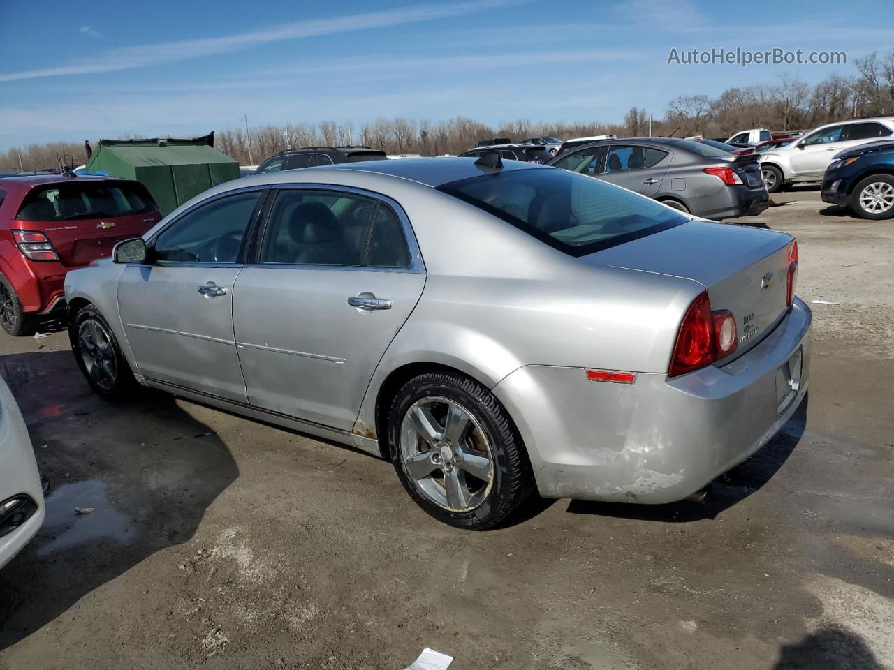 2012 Chevrolet Malibu 2lt Silver vin: 1G1ZD5E0XCF267755