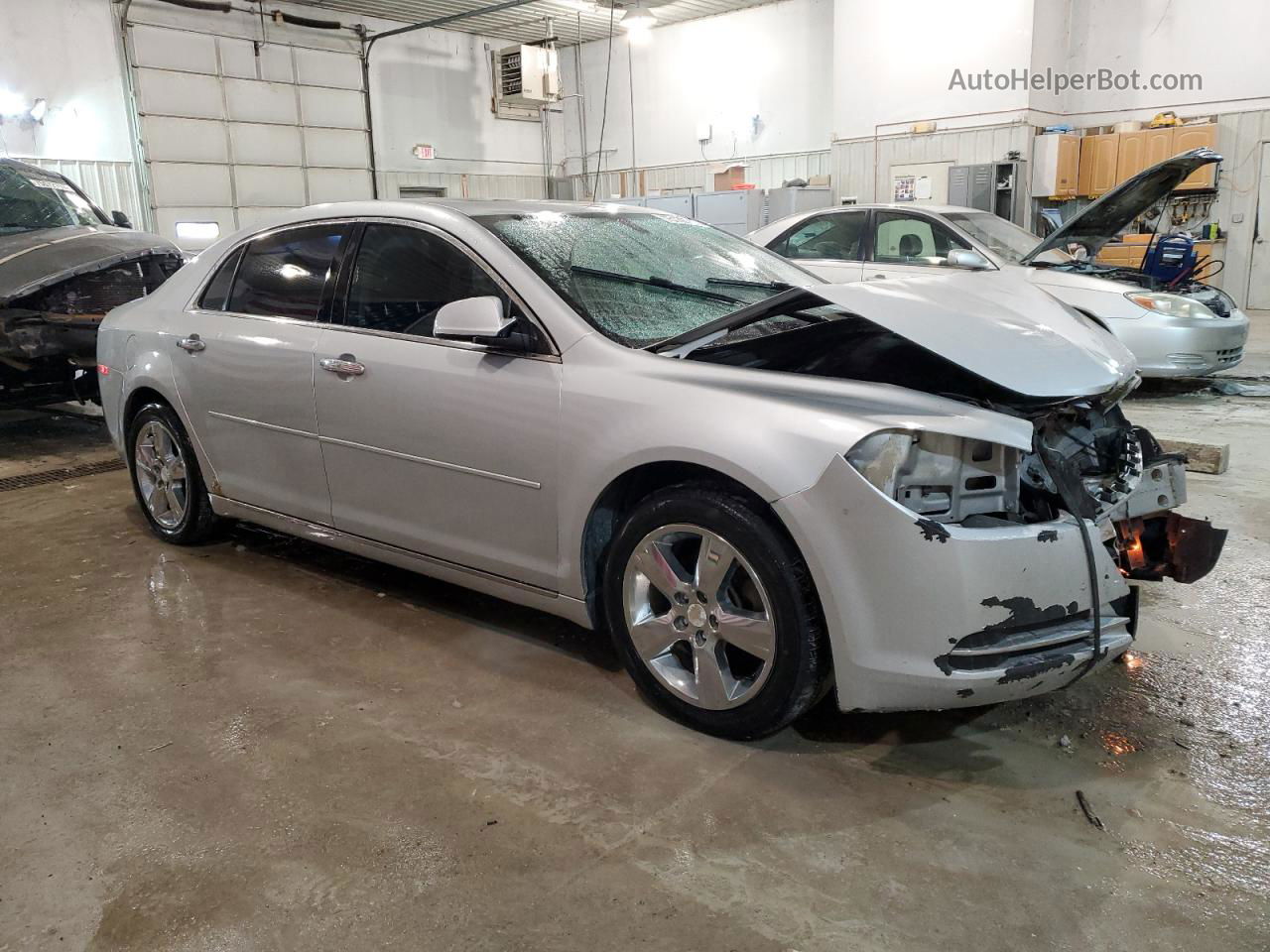 2012 Chevrolet Malibu 2lt Silver vin: 1G1ZD5E0XCF345600