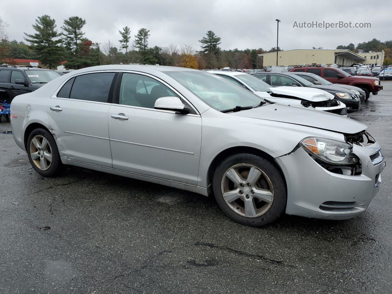 2012 Chevrolet Malibu 2lt Silver vin: 1G1ZD5E0XCF396613