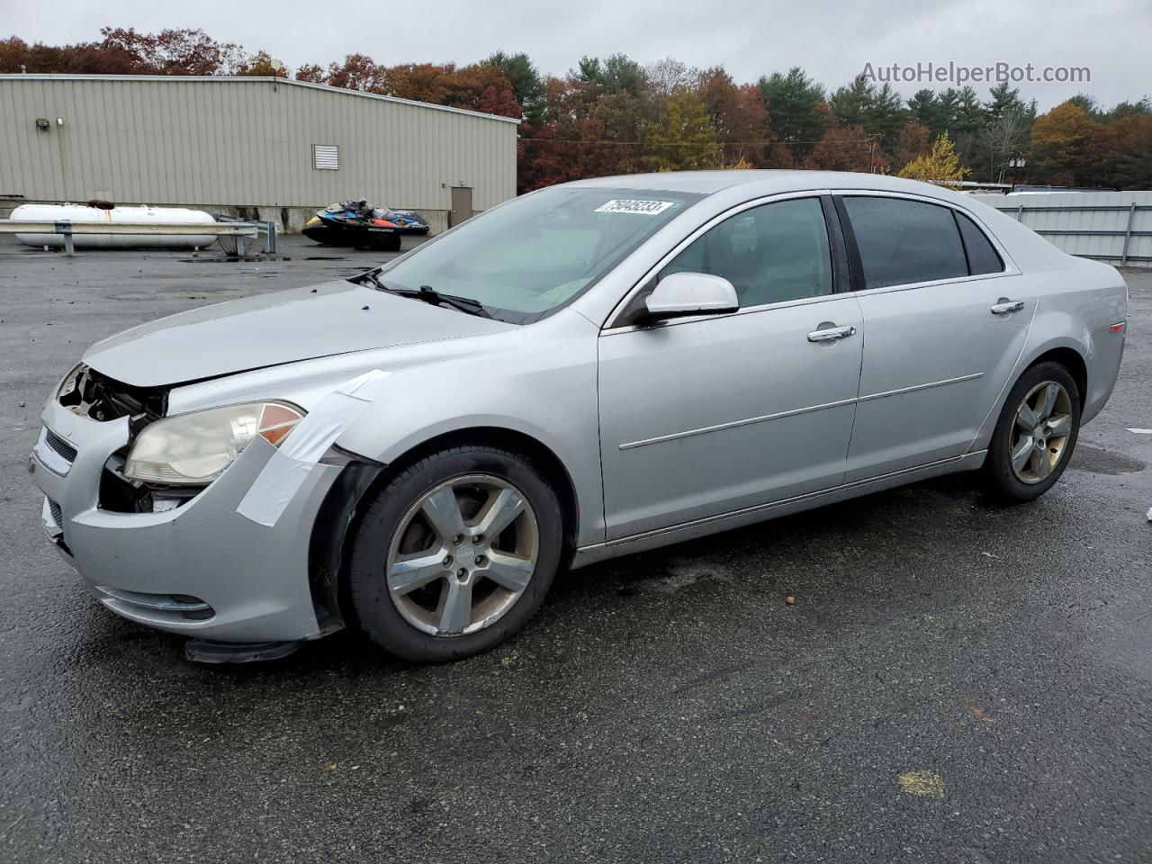 2012 Chevrolet Malibu 2lt Silver vin: 1G1ZD5E0XCF396613