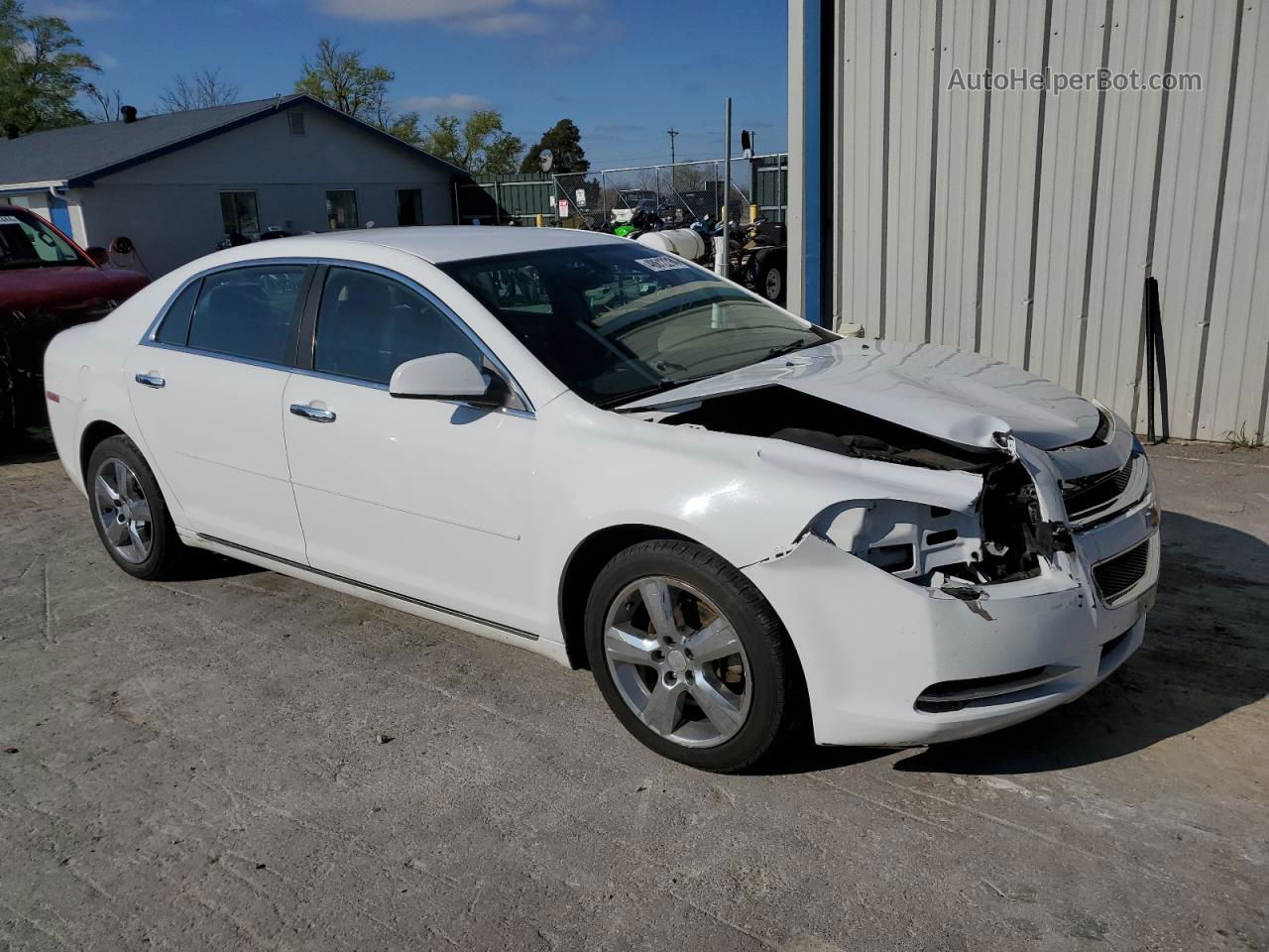 2012 Chevrolet Malibu 2lt White vin: 1G1ZD5EU0CF306632