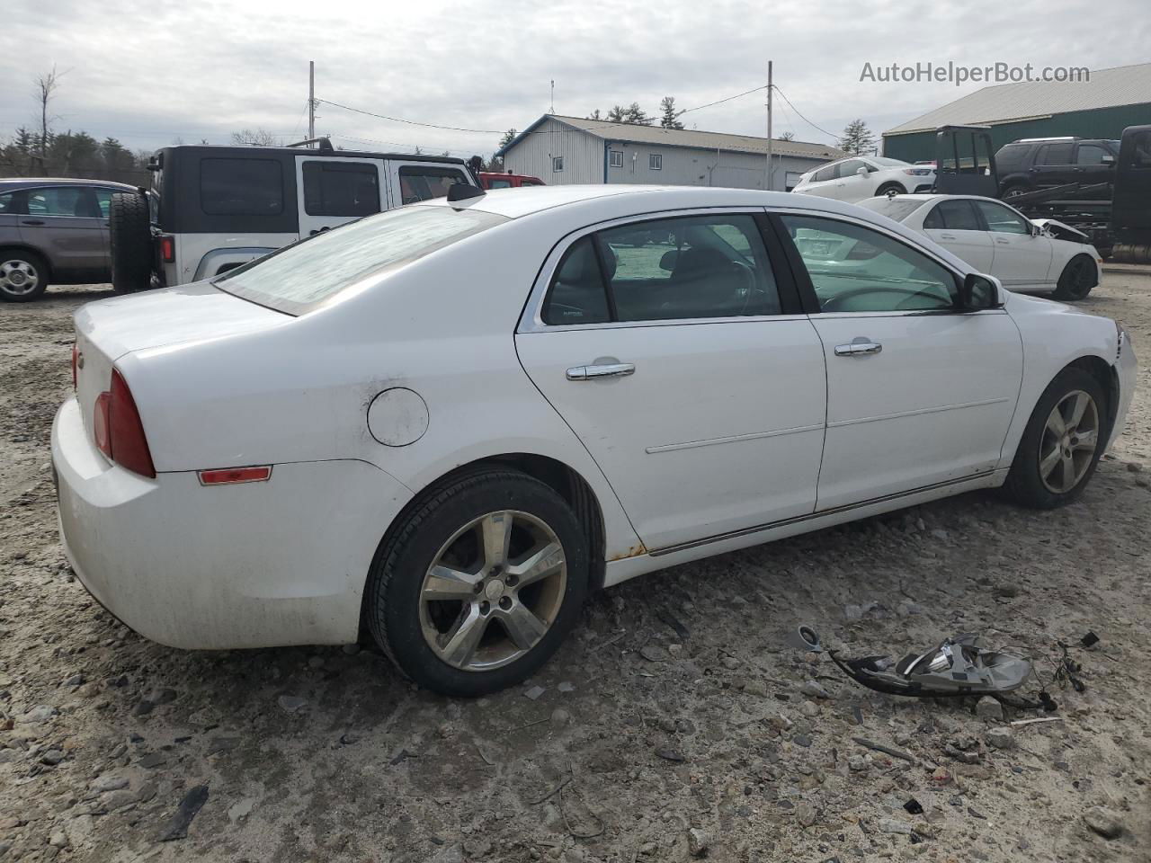 2012 Chevrolet Malibu 2lt Белый vin: 1G1ZD5EU1CF365656