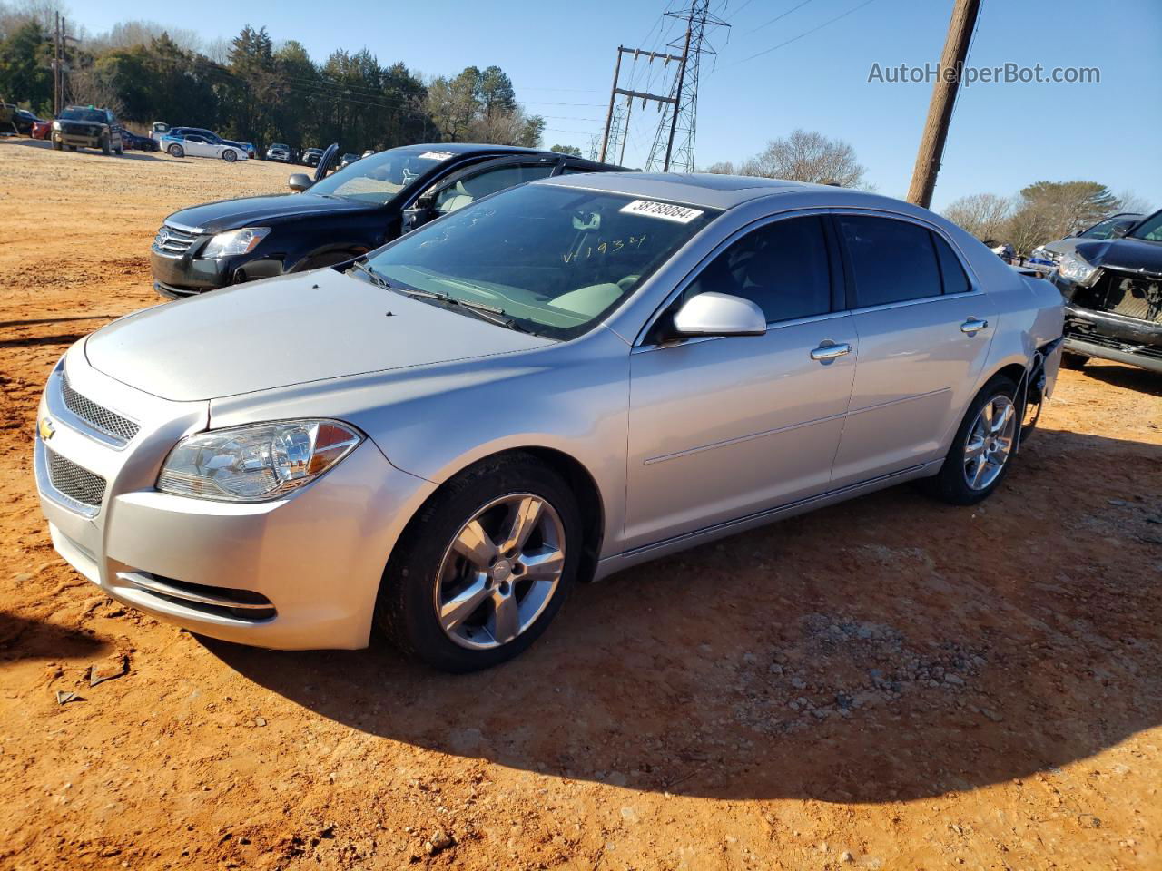 2012 Chevrolet Malibu 2lt Серебряный vin: 1G1ZD5EU2CF301934