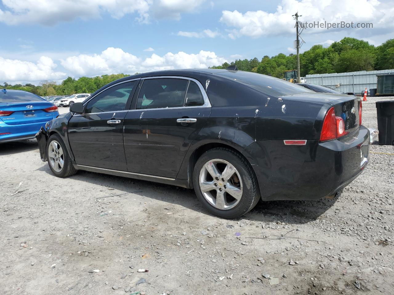 2012 Chevrolet Malibu 2lt Black vin: 1G1ZD5EU2CF350082