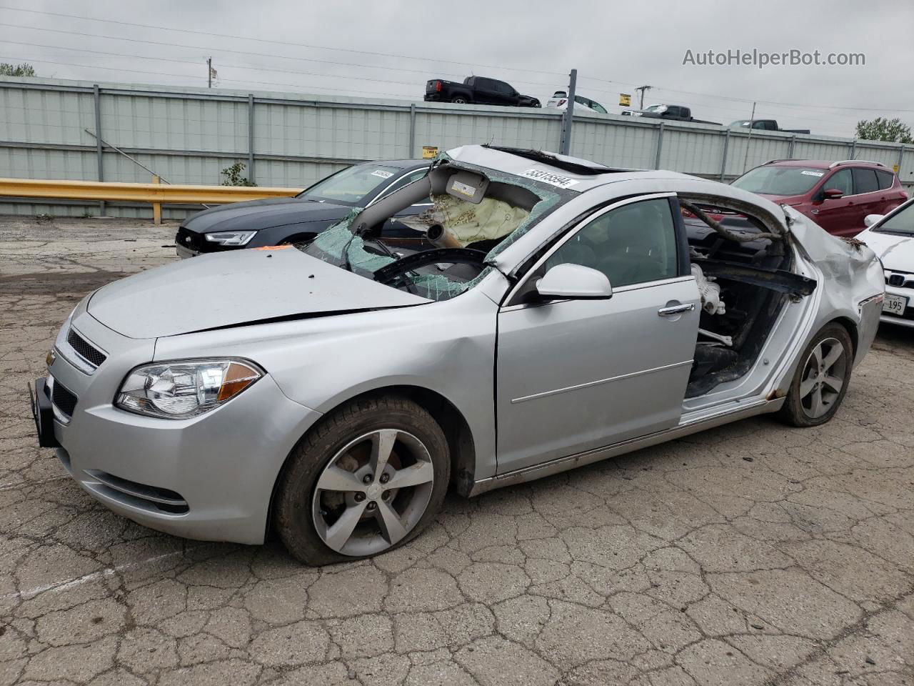 2012 Chevrolet Malibu 2lt Silver vin: 1G1ZD5EU2CF379193