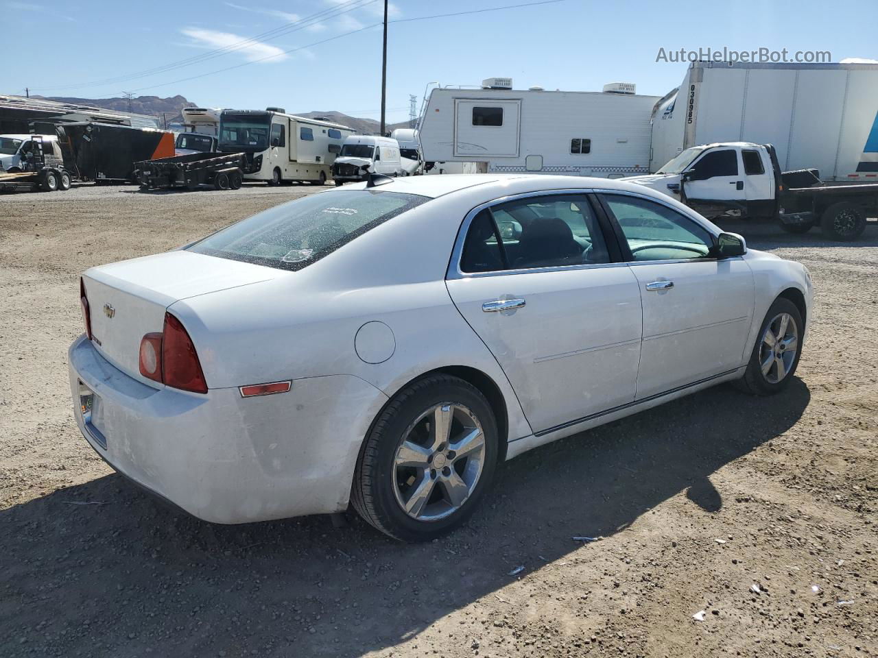 2012 Chevrolet Malibu 2lt White vin: 1G1ZD5EU3CF253263