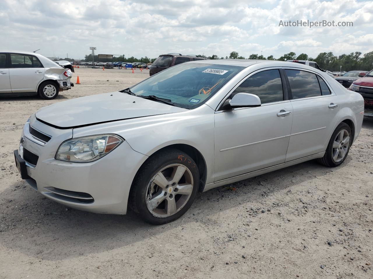 2012 Chevrolet Malibu 2lt Silver vin: 1G1ZD5EU3CF347952