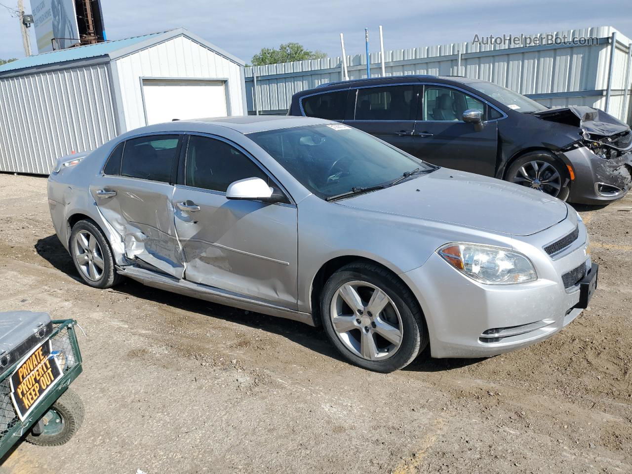 2012 Chevrolet Malibu 2lt Silver vin: 1G1ZD5EU3CF362256