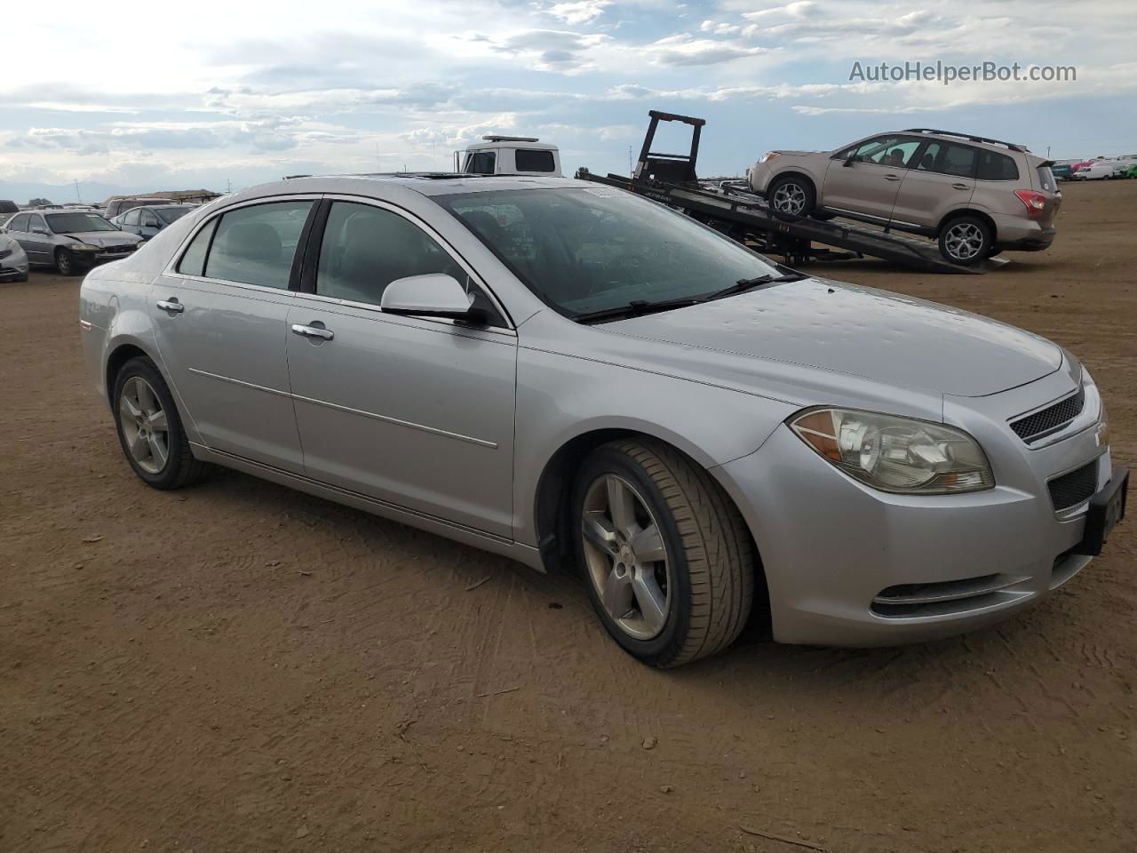 2012 Chevrolet Malibu 2lt Silver vin: 1G1ZD5EU4CF124612