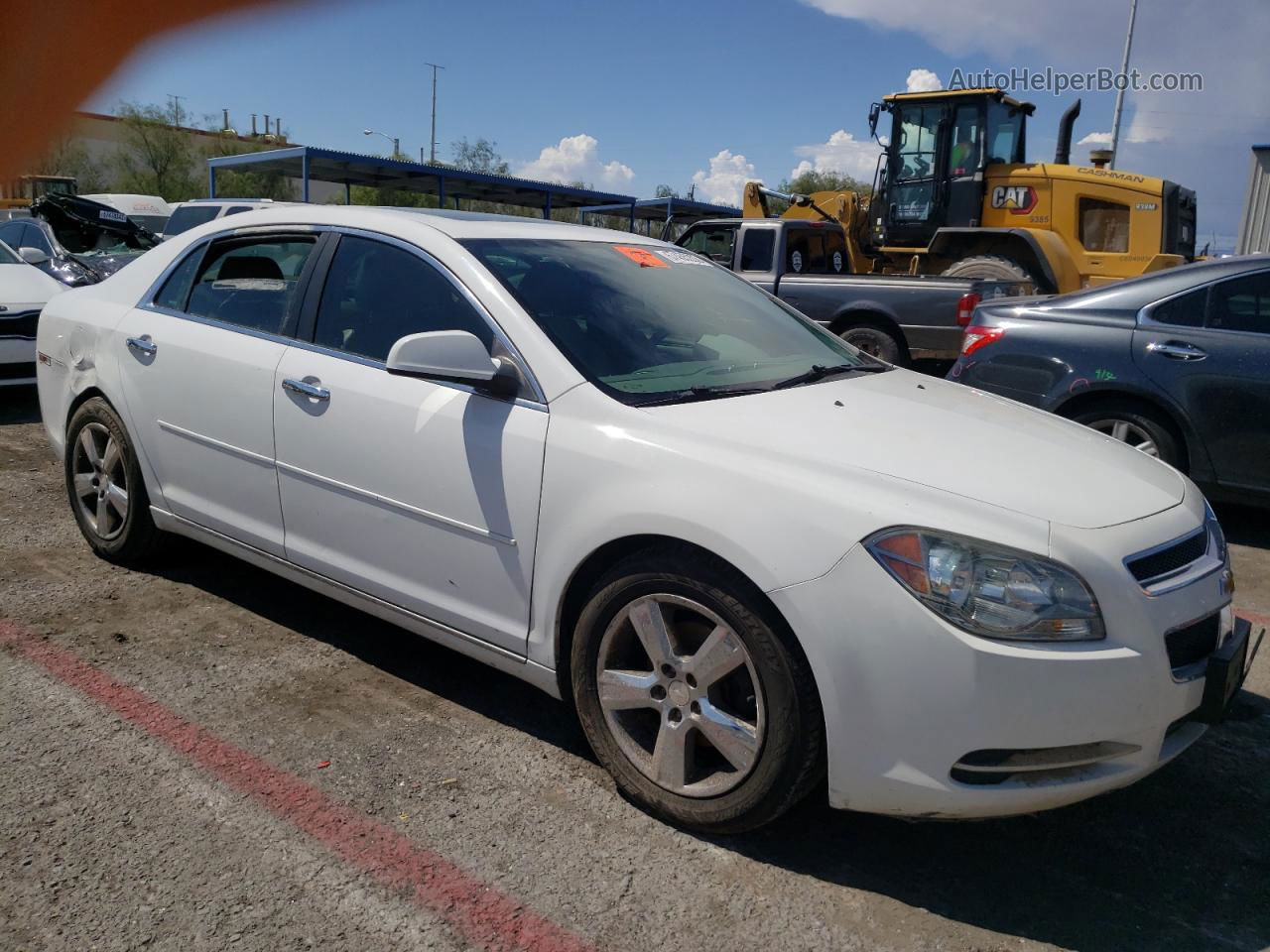 2012 Chevrolet Malibu 2lt White vin: 1G1ZD5EU4CF382516