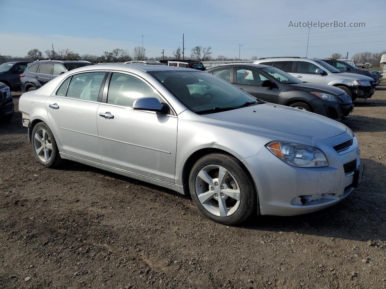 2012 Chevrolet Malibu 2lt Silver vin: 1G1ZD5EU6CF340168