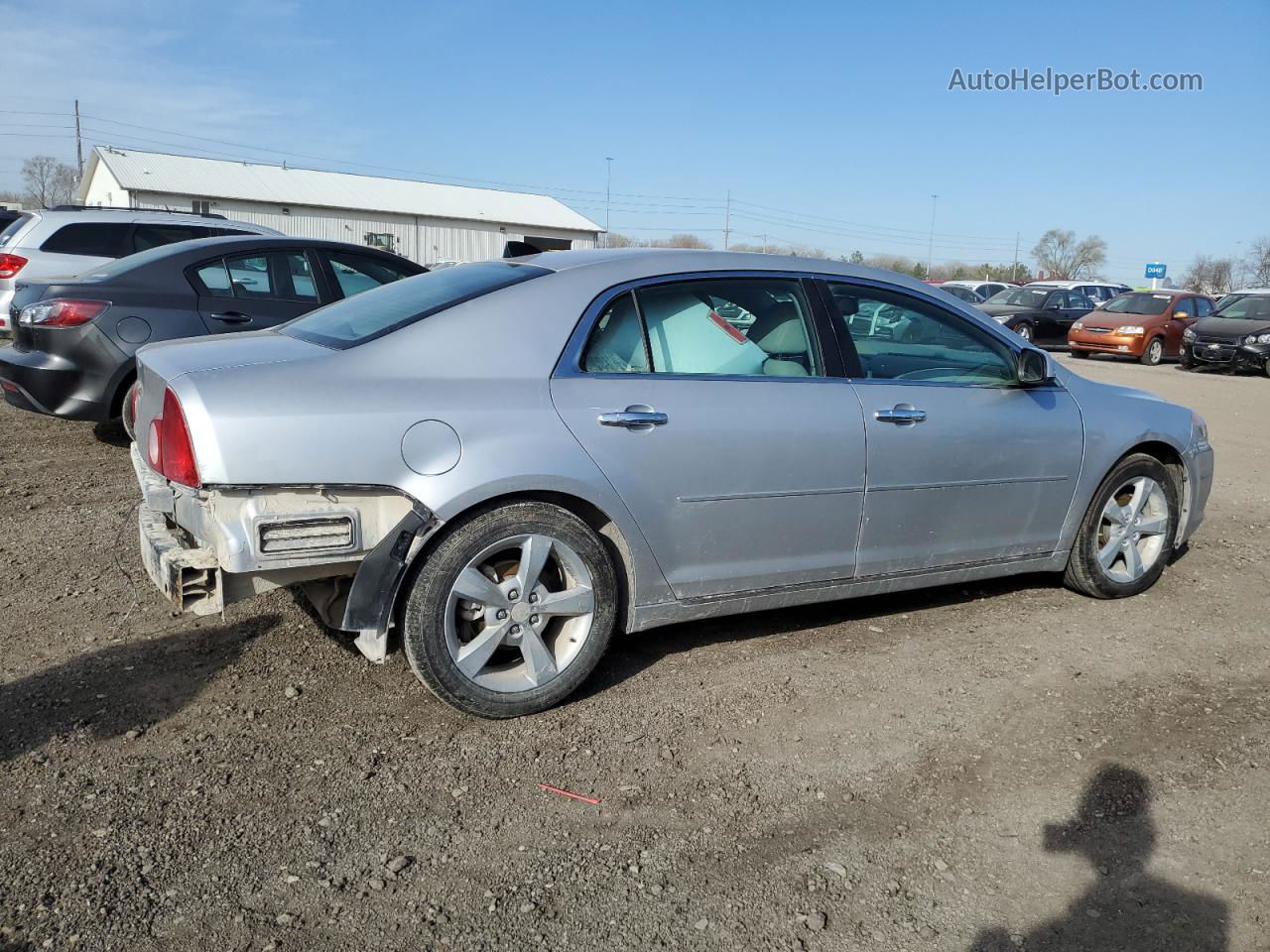 2012 Chevrolet Malibu 2lt Silver vin: 1G1ZD5EU6CF340168