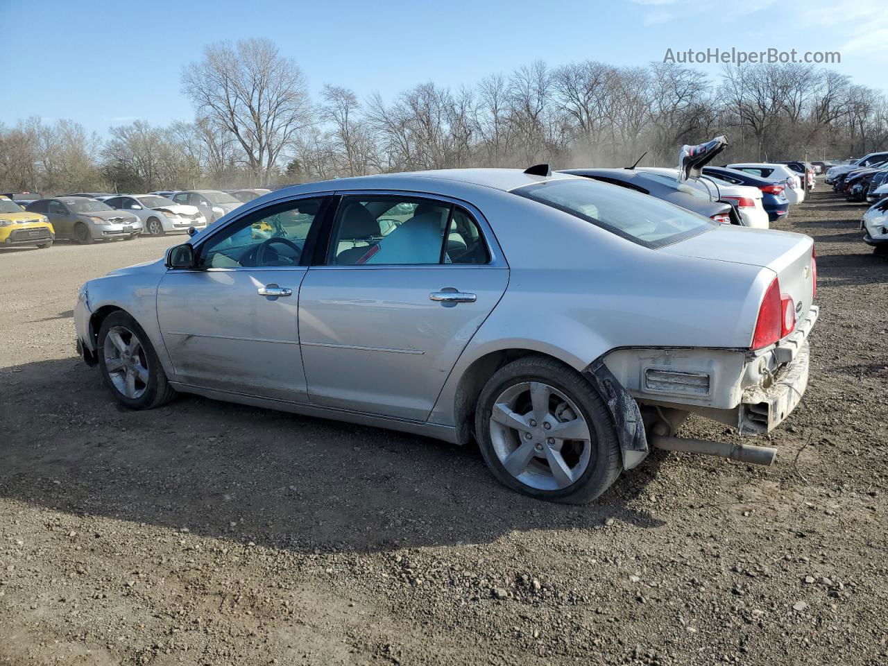 2012 Chevrolet Malibu 2lt Silver vin: 1G1ZD5EU6CF340168