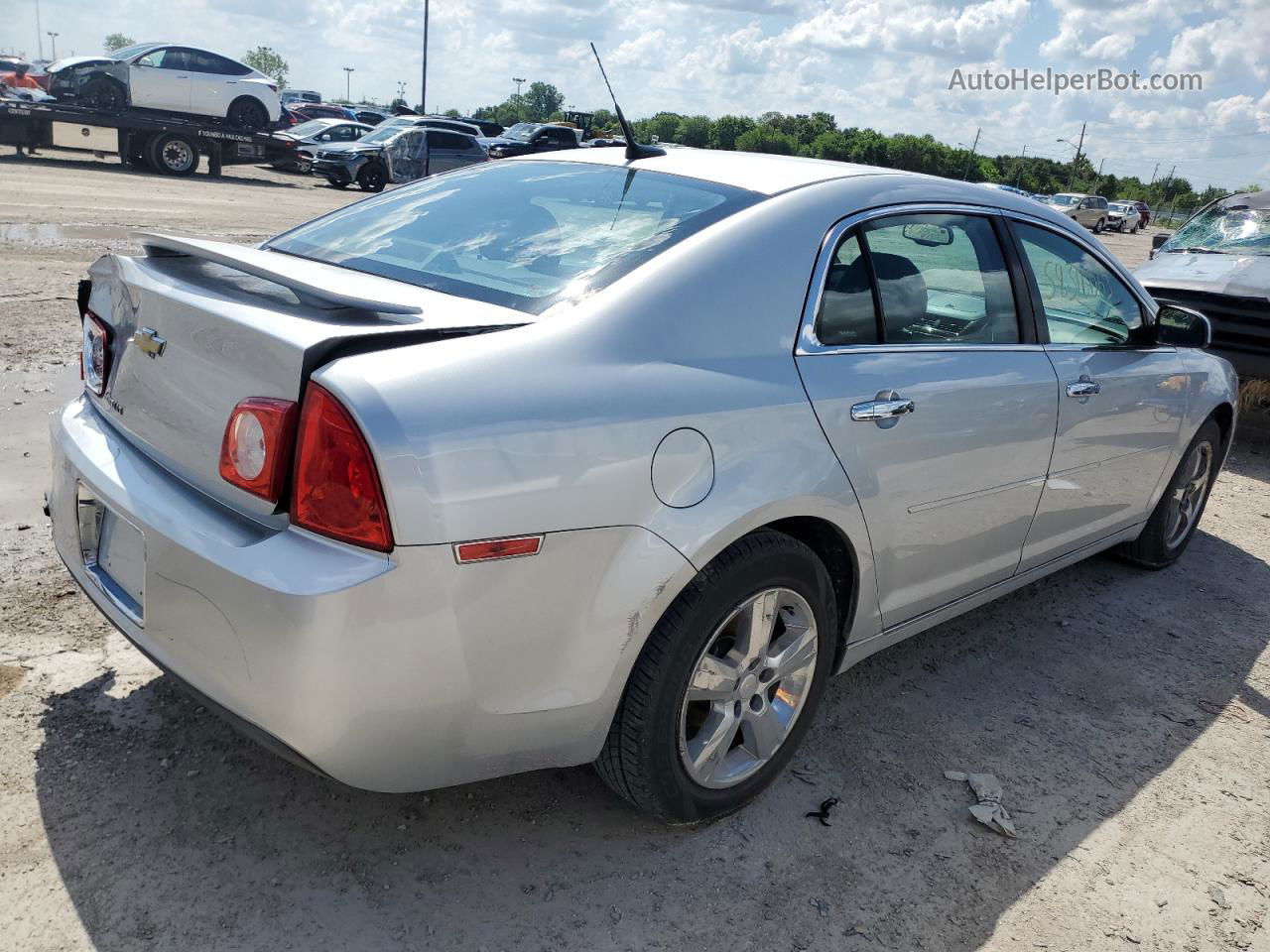 2012 Chevrolet Malibu 2lt Silver vin: 1G1ZD5EU8CF330242