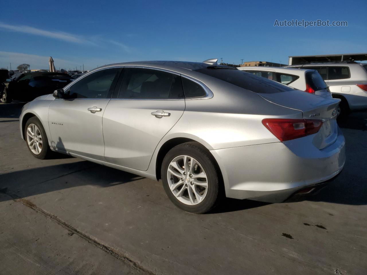 2018 Chevrolet Malibu Lt Silver vin: 1G1ZD5ST0JF132540