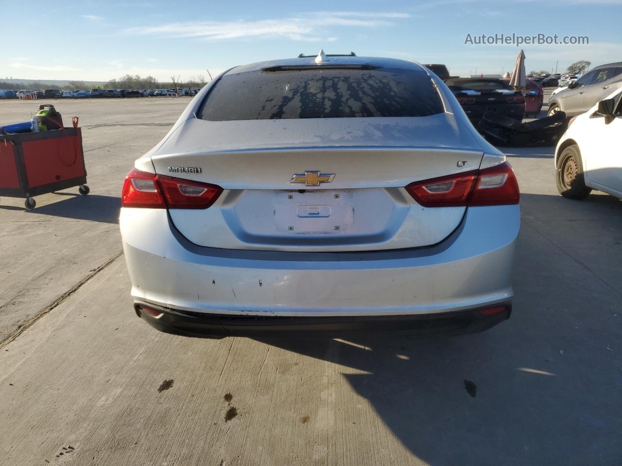 2018 Chevrolet Malibu Lt Silver vin: 1G1ZD5ST0JF132540