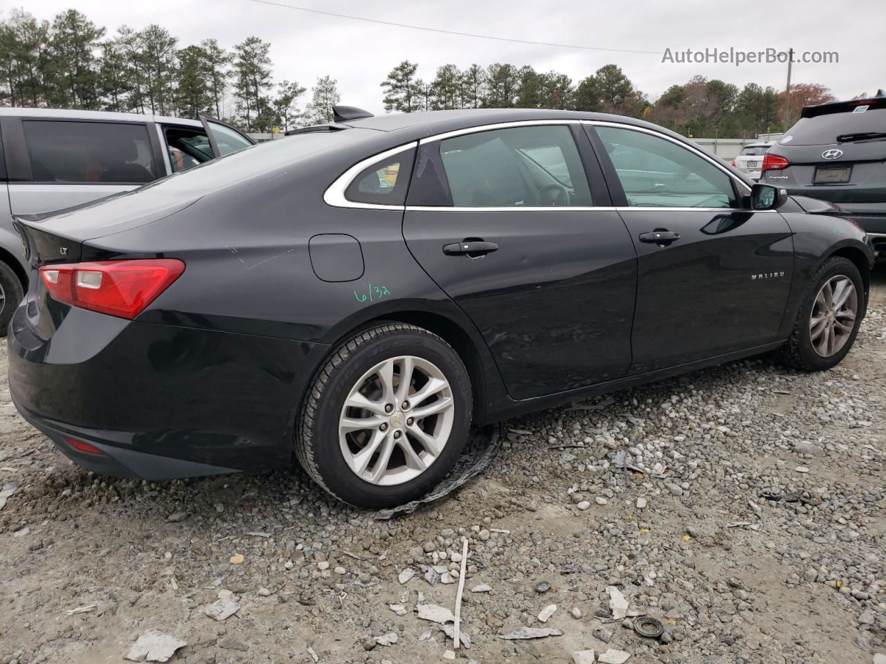 2018 Chevrolet Malibu Lt Black vin: 1G1ZD5ST0JF139729