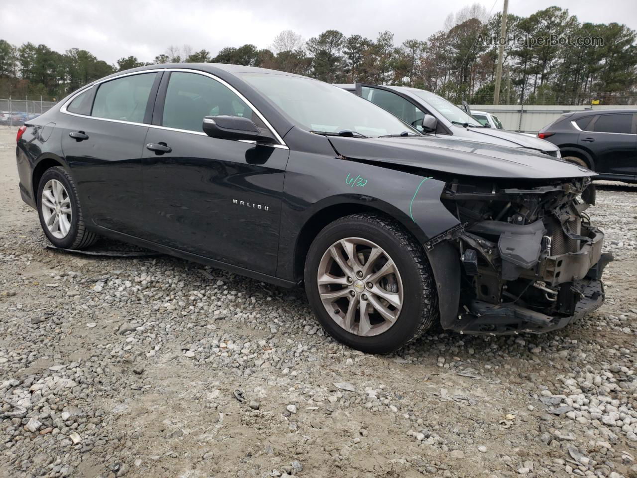 2018 Chevrolet Malibu Lt Black vin: 1G1ZD5ST0JF139729