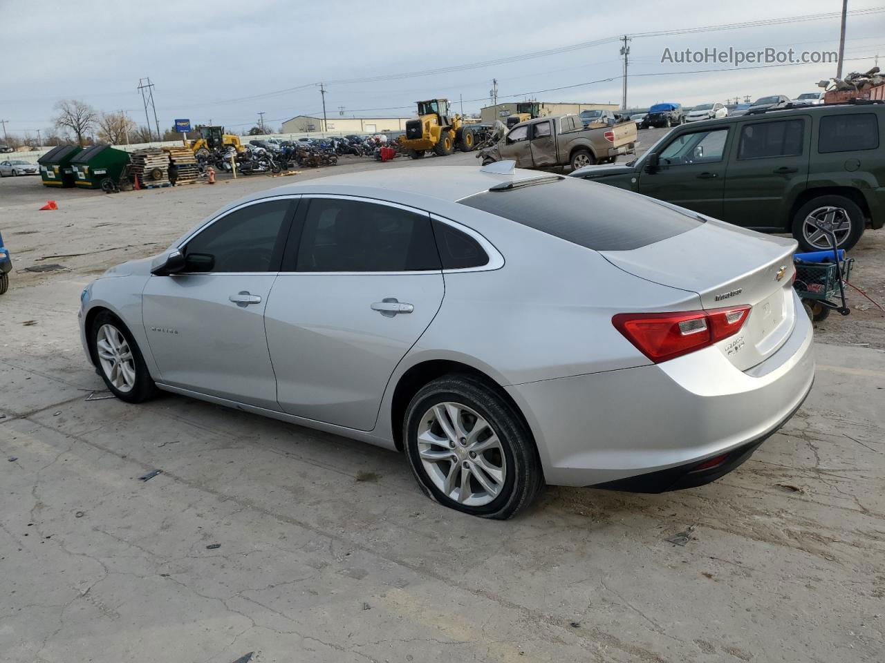 2018 Chevrolet Malibu Lt Silver vin: 1G1ZD5ST0JF154960