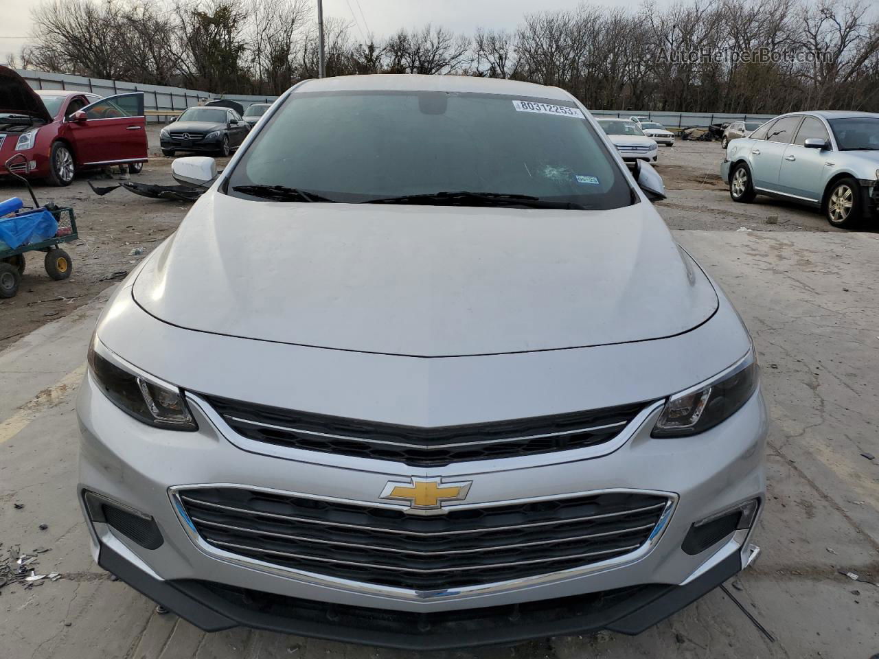 2018 Chevrolet Malibu Lt Silver vin: 1G1ZD5ST0JF154960