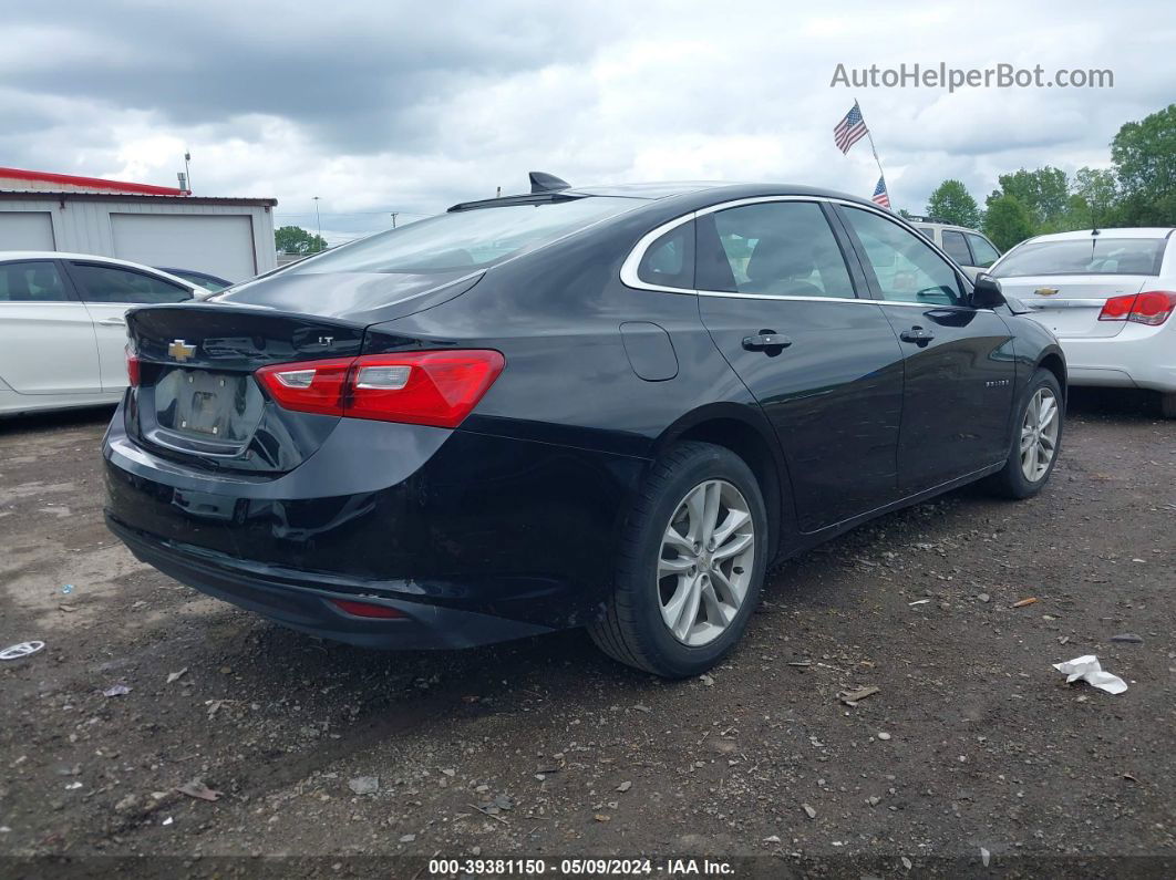 2018 Chevrolet Malibu Lt Black vin: 1G1ZD5ST0JF165117