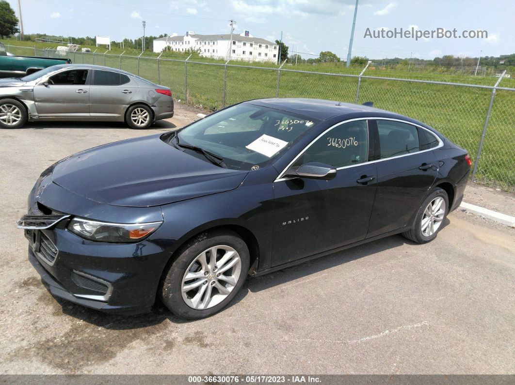 2018 Chevrolet Malibu Lt Синий vin: 1G1ZD5ST0JF192155