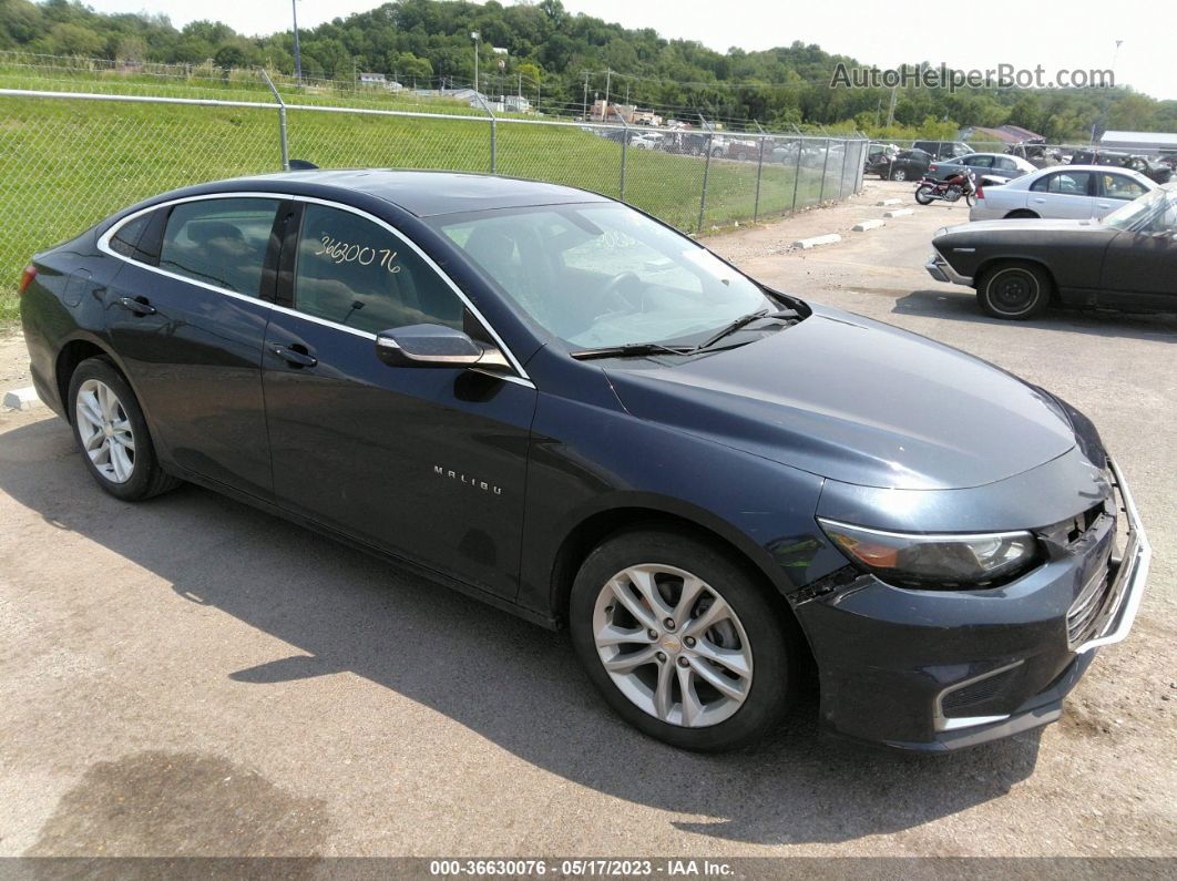 2018 Chevrolet Malibu Lt Синий vin: 1G1ZD5ST0JF192155