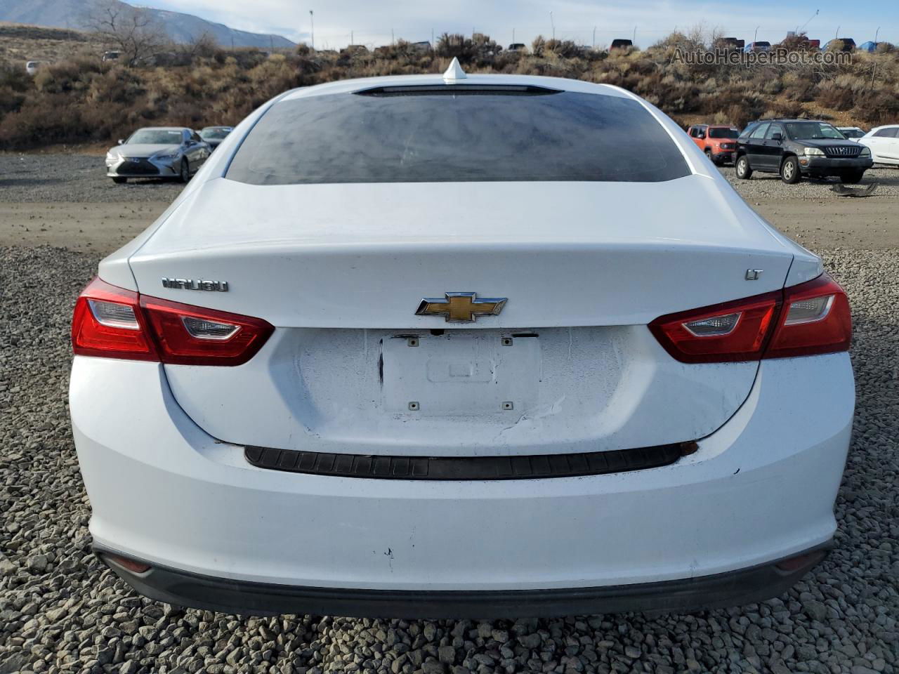 2018 Chevrolet Malibu Lt White vin: 1G1ZD5ST0JF203817