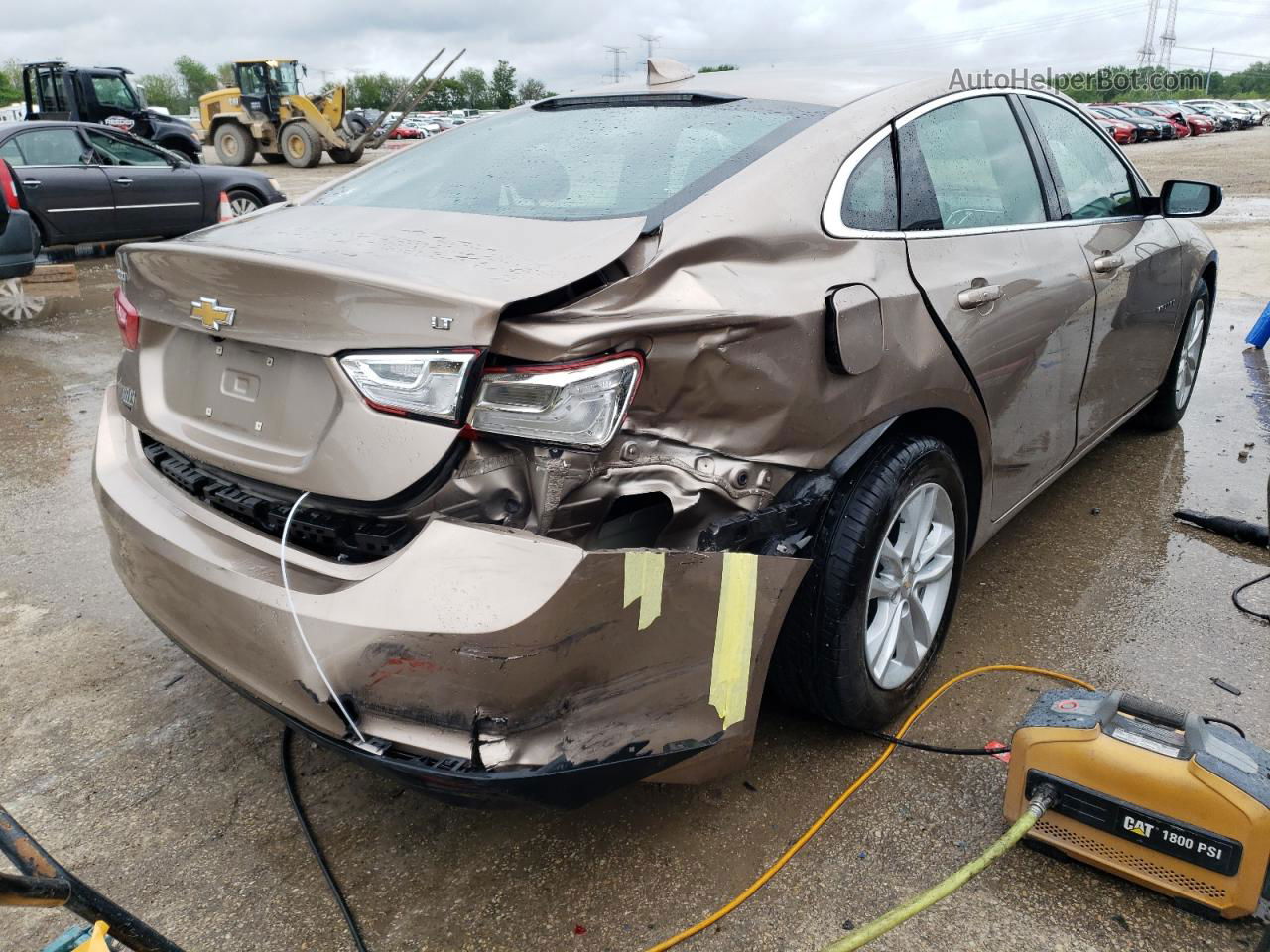 2018 Chevrolet Malibu Lt Brown vin: 1G1ZD5ST0JF256372