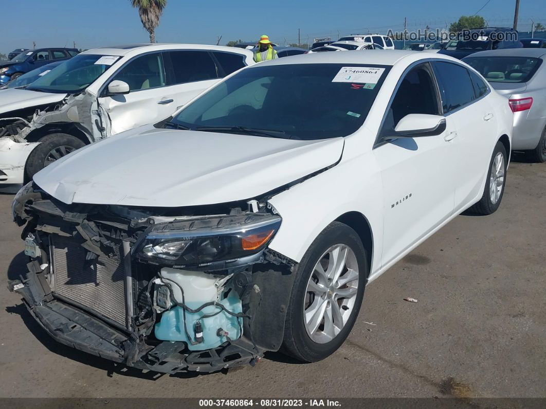 2018 Chevrolet Malibu Lt White vin: 1G1ZD5ST0JF261006