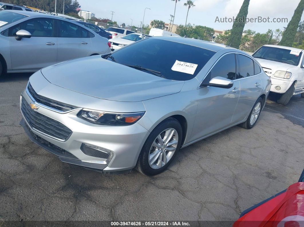 2018 Chevrolet Malibu Lt Silver vin: 1G1ZD5ST0JF265735