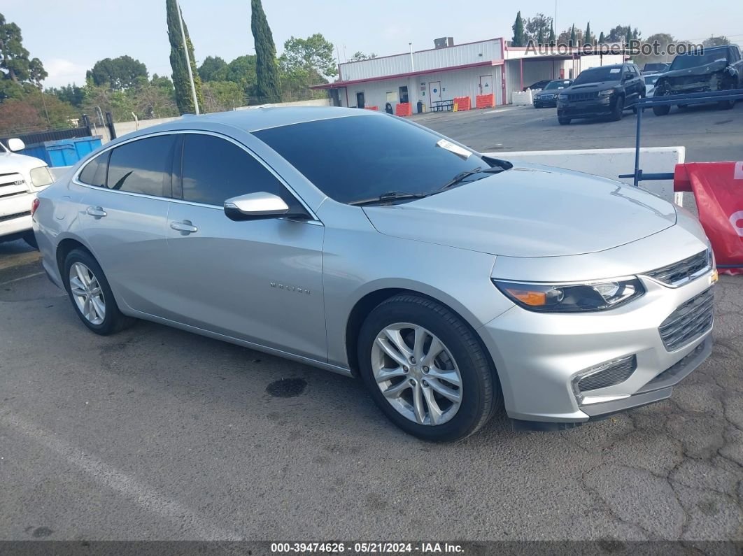 2018 Chevrolet Malibu Lt Silver vin: 1G1ZD5ST0JF265735