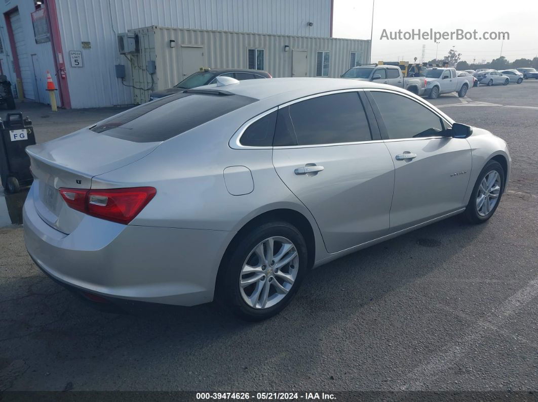 2018 Chevrolet Malibu Lt Silver vin: 1G1ZD5ST0JF265735