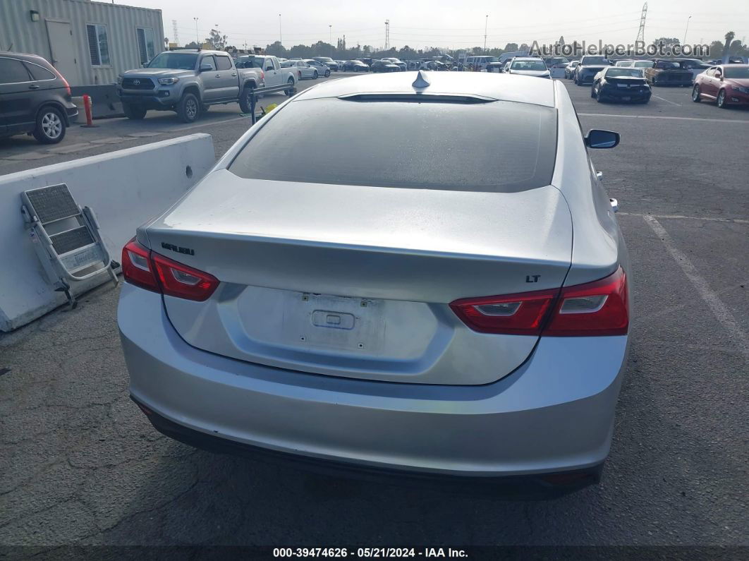 2018 Chevrolet Malibu Lt Silver vin: 1G1ZD5ST0JF265735