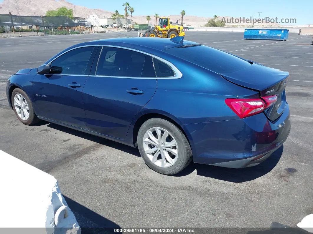 2021 Chevrolet Malibu Fwd Lt Синий vin: 1G1ZD5ST0MF012208