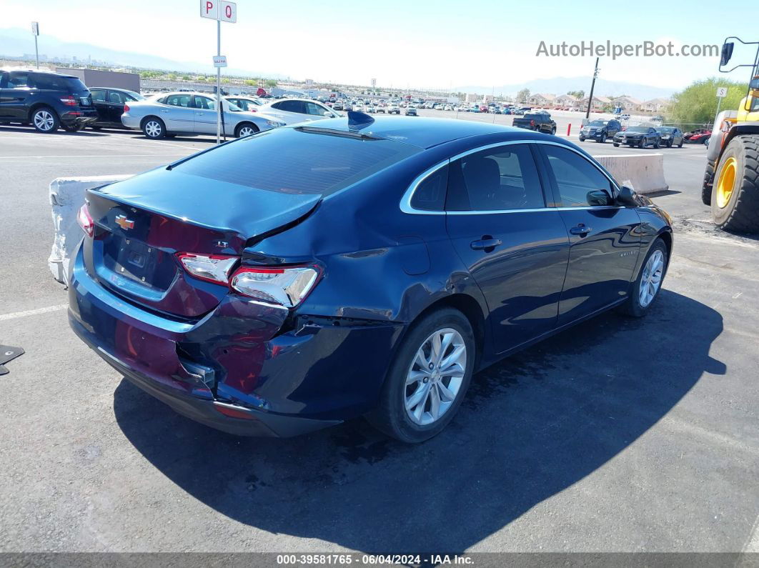 2021 Chevrolet Malibu Fwd Lt Синий vin: 1G1ZD5ST0MF012208